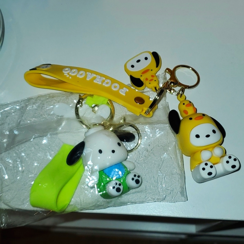 Pochacco key chains bundle